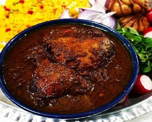 خورش فسنجون یا فسنجان با مرغ