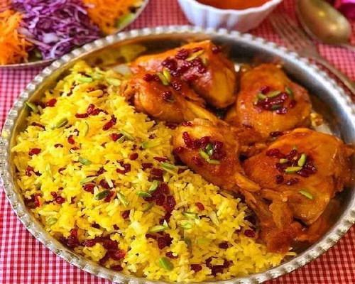 طرز تهیه زرشک پلو با مرغ